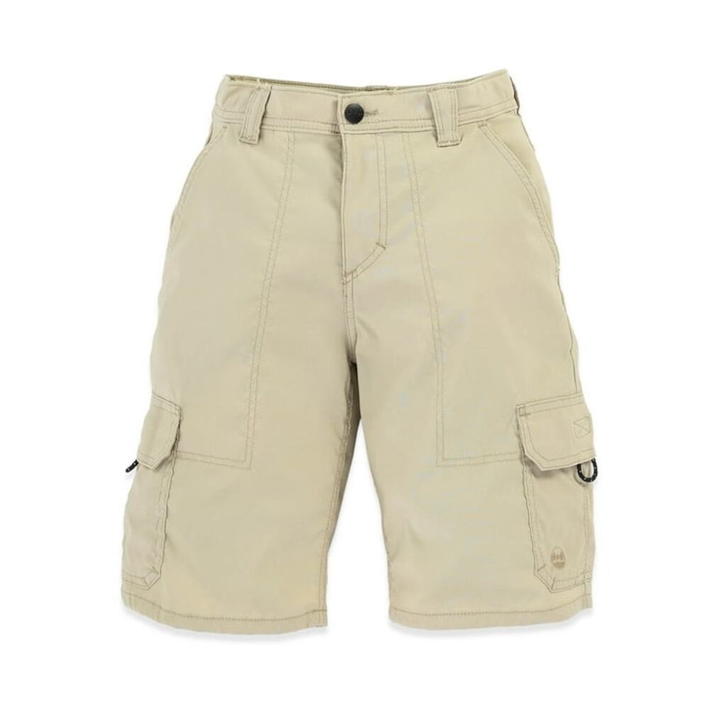 Wrangler Boys Beige Flat Front Cargo Shorts Youth Size 12 Regular